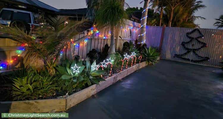 Christmas Light display at 5 Quarrion Drive, Carrum Downs