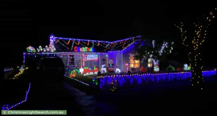Christmas Light display at  Heather Grove, Ringwood
