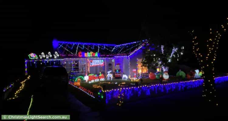 Christmas Light display at  Heather Grove, Ringwood
