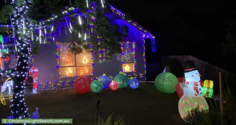 Christmas Light display at  Heather Grove, Ringwood