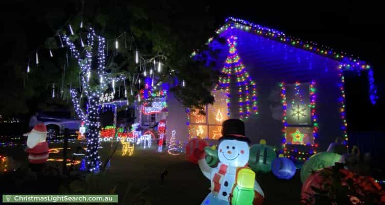 Christmas Light display at  Heather Grove, Ringwood
