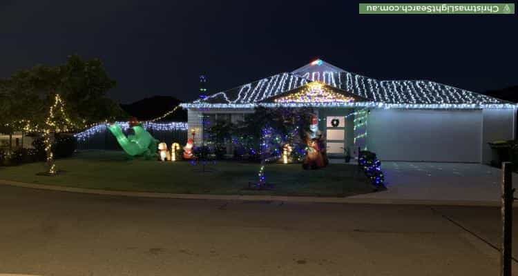 Christmas Light display at 4 Amalfi Chase, Baldivis