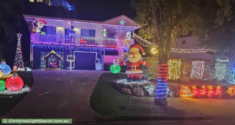 Christmas Light display at  Larwood Place, Ferny Hills