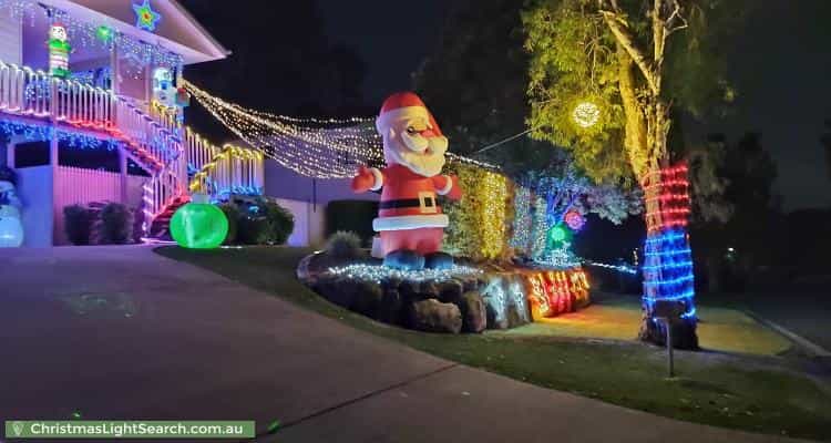 Christmas Light display at  Larwood Place, Ferny Hills
