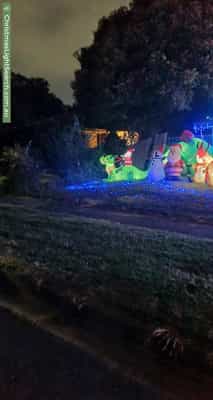 Christmas Light display at 32 Landstrom Quadrant, Kilsyth