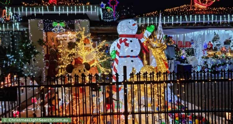 Christmas Light display at 22 Pepperbush Circuit, Cranbourne