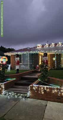 Christmas Light display at 6 Gattinara Drive, Frankston