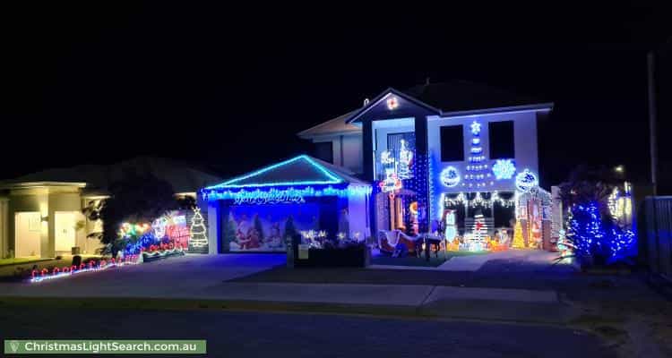 Christmas Light display at 5 Pixie Place, Two Rocks