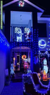 Christmas Light display at 5 Pixie Place, Two Rocks