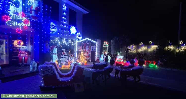 Christmas Light display at 5 Pixie Place, Two Rocks