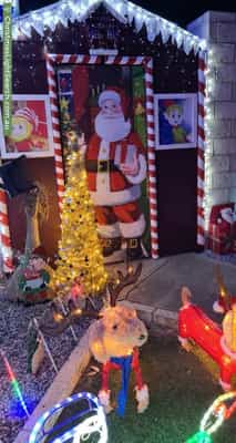 Christmas Light display at 5 Pixie Place, Two Rocks