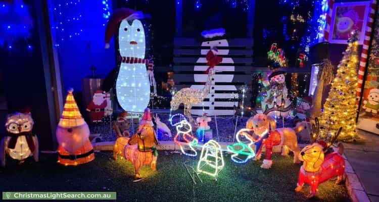 Christmas Light display at 5 Pixie Place, Two Rocks