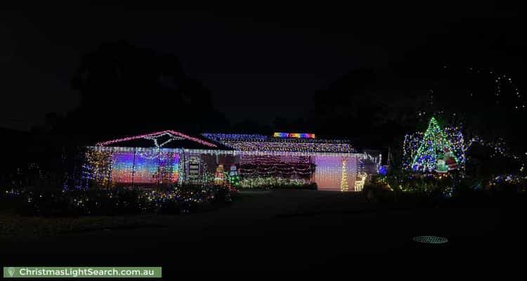 Christmas Light display at  Skyline Drive, Hillbank