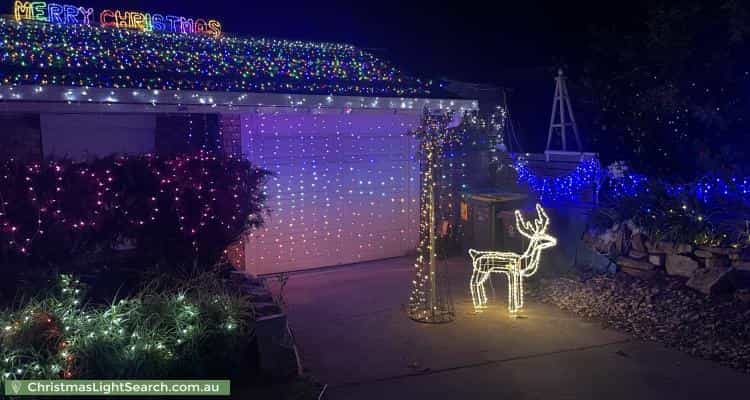 Christmas Light display at  Skyline Drive, Hillbank