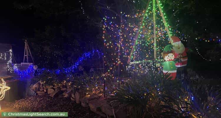 Christmas Light display at  Skyline Drive, Hillbank