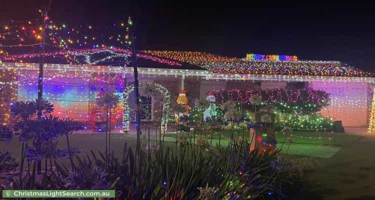 Christmas Light display at  Skyline Drive, Hillbank