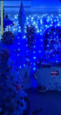 Christmas Light display at 97 Annabelle Crescent, Upper Coomera