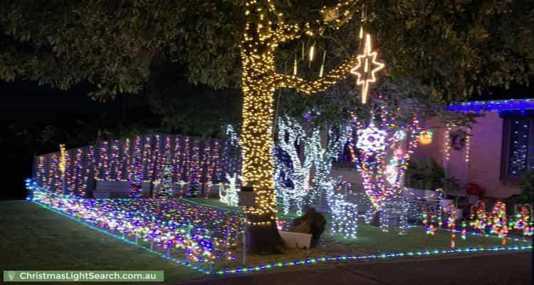Christmas Light display at 8 Laurence Street, Rostrevor