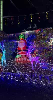 Christmas Light display at 4 Stacy Street, Gowrie