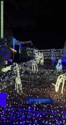Christmas Light display at 4 Stacy Street, Gowrie
