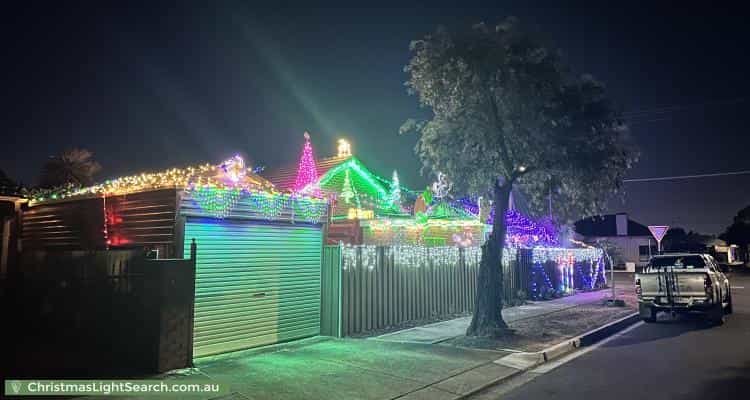 Christmas Light display at 119 Raglan Avenue, South Plympton