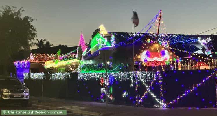 Christmas Light display at 119 Raglan Avenue, South Plympton