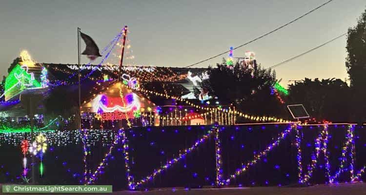 Christmas Light display at 119 Raglan Avenue, South Plympton
