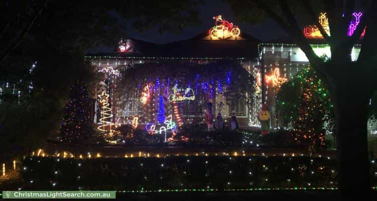 Christmas Light display at 21 Grevillea Road, Langwarrin