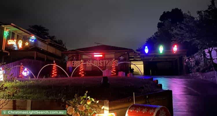 Christmas Light display at 24 Blucher Street, Ferntree Gully