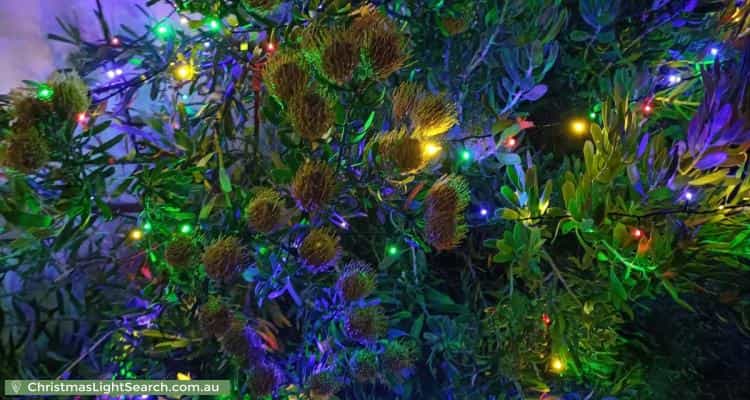 Christmas Light display at 12A Erica Avenue, Mount Claremont