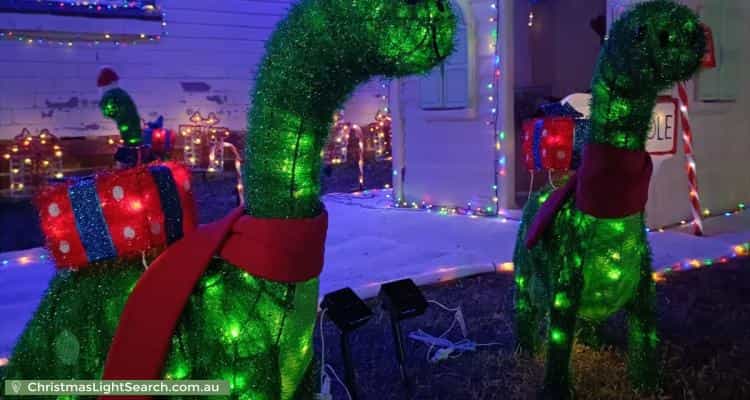 Christmas Light display at 12A Erica Avenue, Mount Claremont