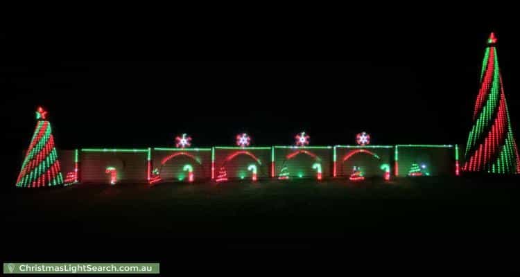 Christmas Light display at 59 Craigslea Drive, Caboolture