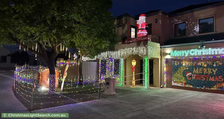 Christmas Light display at 134 Moulden Avenue, Yokine