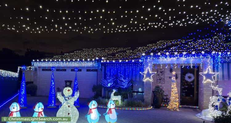 Christmas Light display at  Tahoe Close, Thornlie