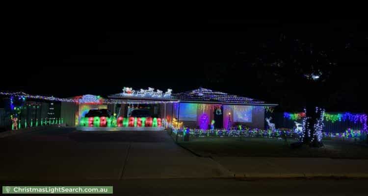 Christmas Light display at 91 Tijuana Road, Brookdale