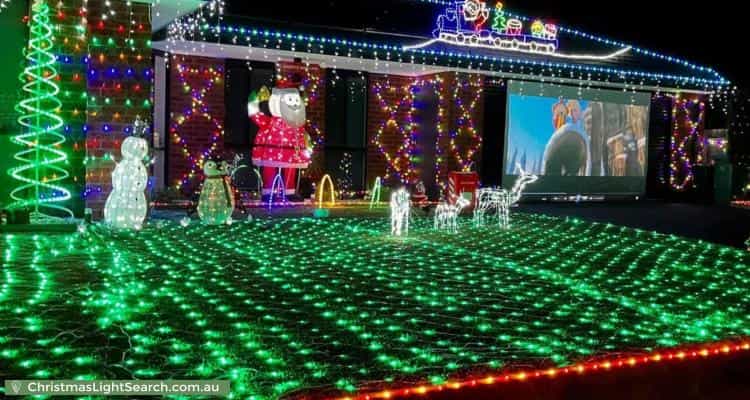 Christmas Light display at 23 Frances Drive, Mount Martha