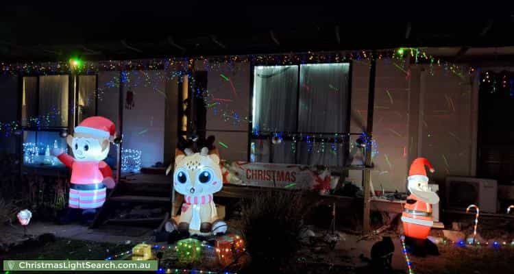 Christmas Light display at 7 Nash Street, Kapunda