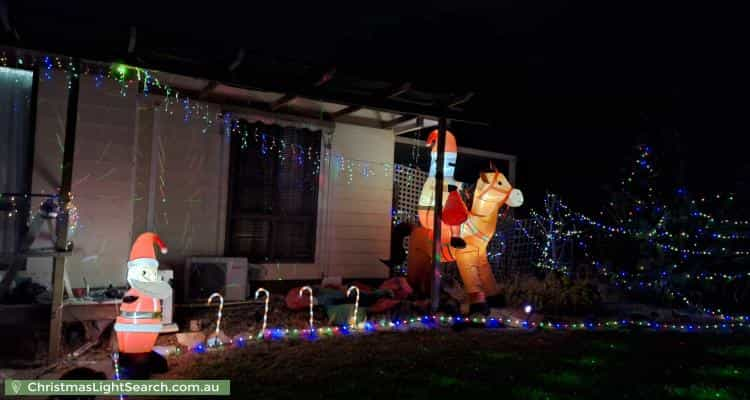 Christmas Light display at 7 Nash Street, Kapunda