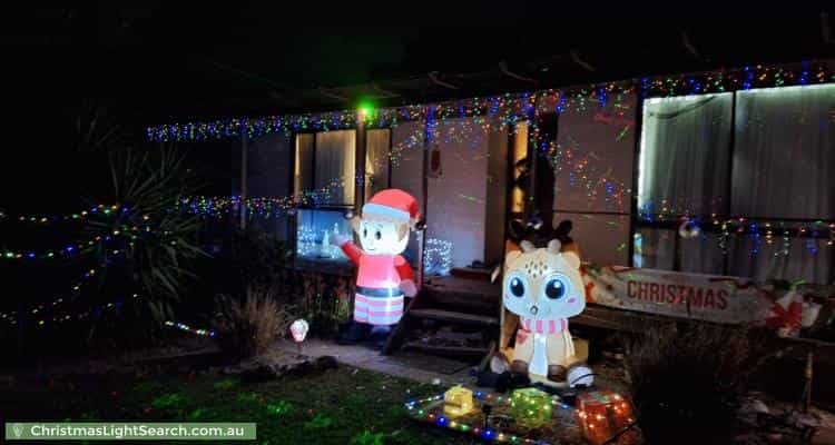 Christmas Light display at 7 Nash Street, Kapunda