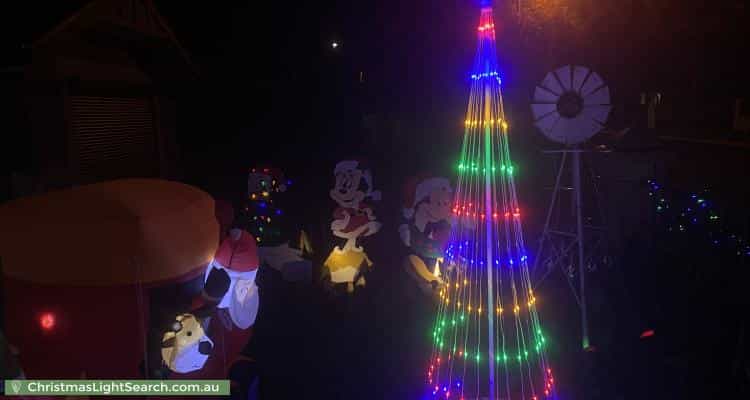 Christmas Light display at  Wright Street, Ferryden Park