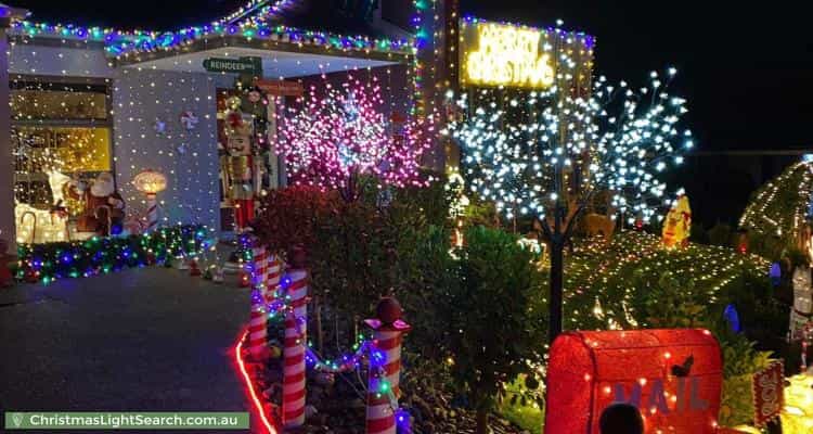 Christmas Light display at 4 Powell Place, Pakenham