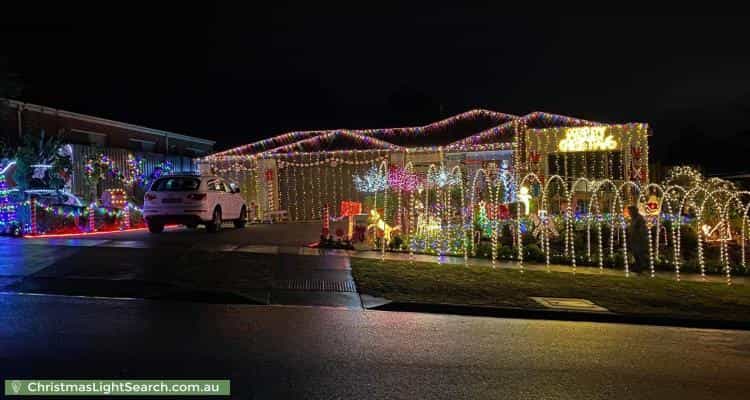 Christmas Light display at 4 Powell Place, Pakenham