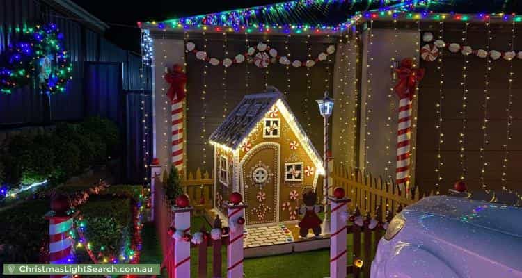 Christmas Light display at 4 Powell Place, Pakenham