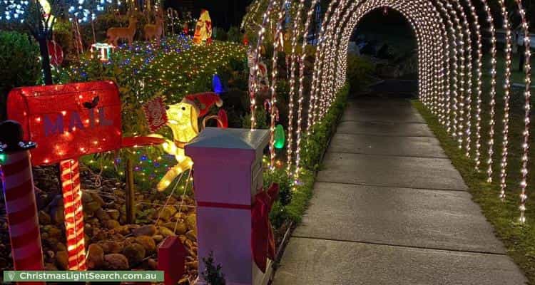 Christmas Light display at 4 Powell Place, Pakenham