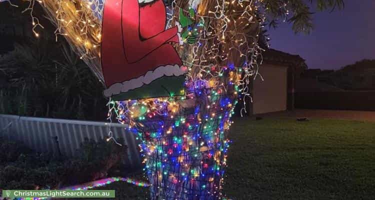 Christmas Light display at 17 Jib Close, Waikiki