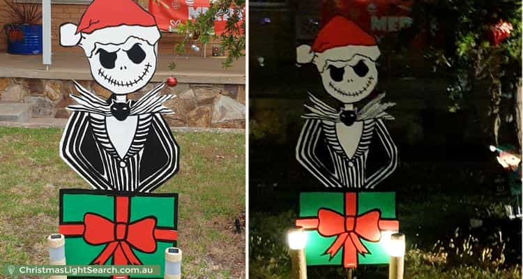 Christmas Light display at 8 Parsons Road, Reynella