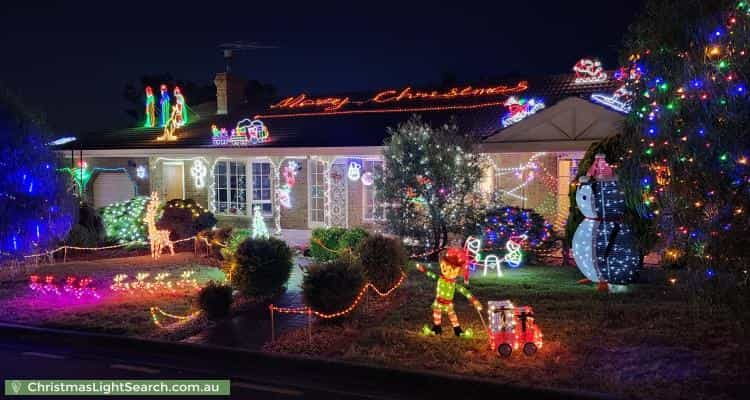 Christmas Light display at 10 Neale Street, Tea Tree Gully