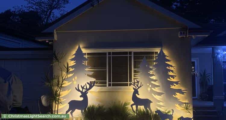 Christmas Light display at 75 Hydrae Street, Revesby