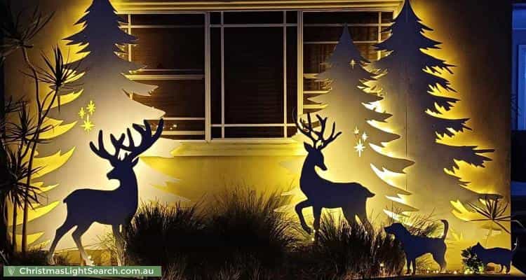Christmas Light display at 75 Hydrae Street, Revesby
