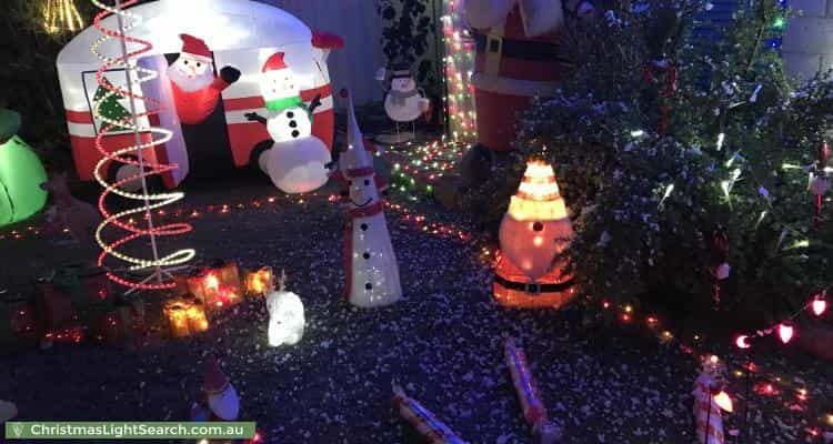 Christmas Light display at 31 Bindoon Loop, Huntingdale